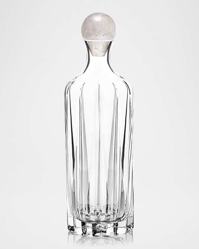 Elevo Agate & Crystal Liquor Decanter, 37.2 oz.